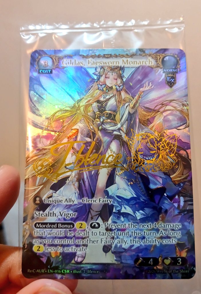 zafnr's tweet photo. My first ever CSR. 🤩🤩🤩
#grandArchive https://t.co/JliTLSc8Ri
