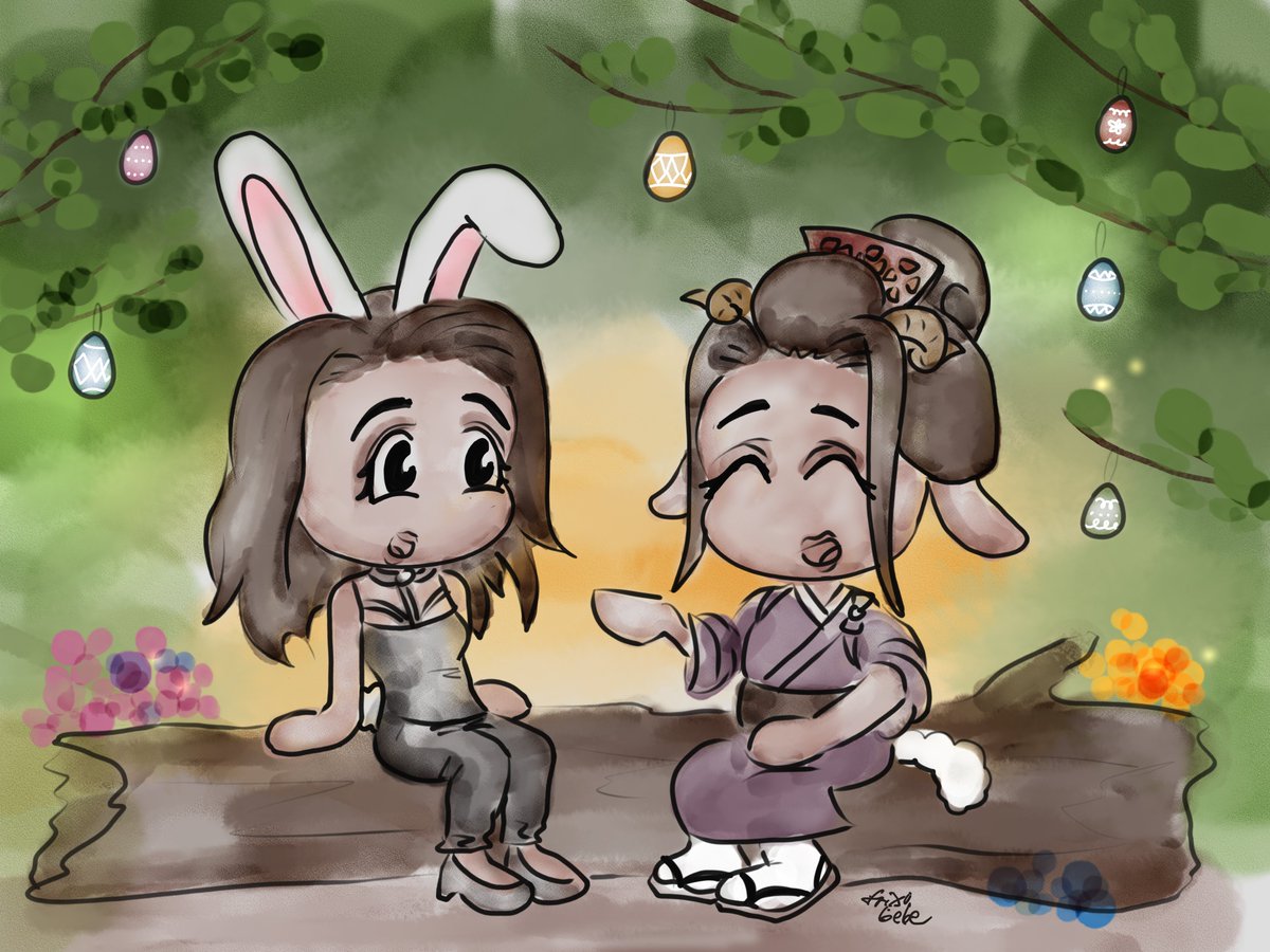 🦋🐰 Trixi 🐺🐑 on Zhao's earring tweet media