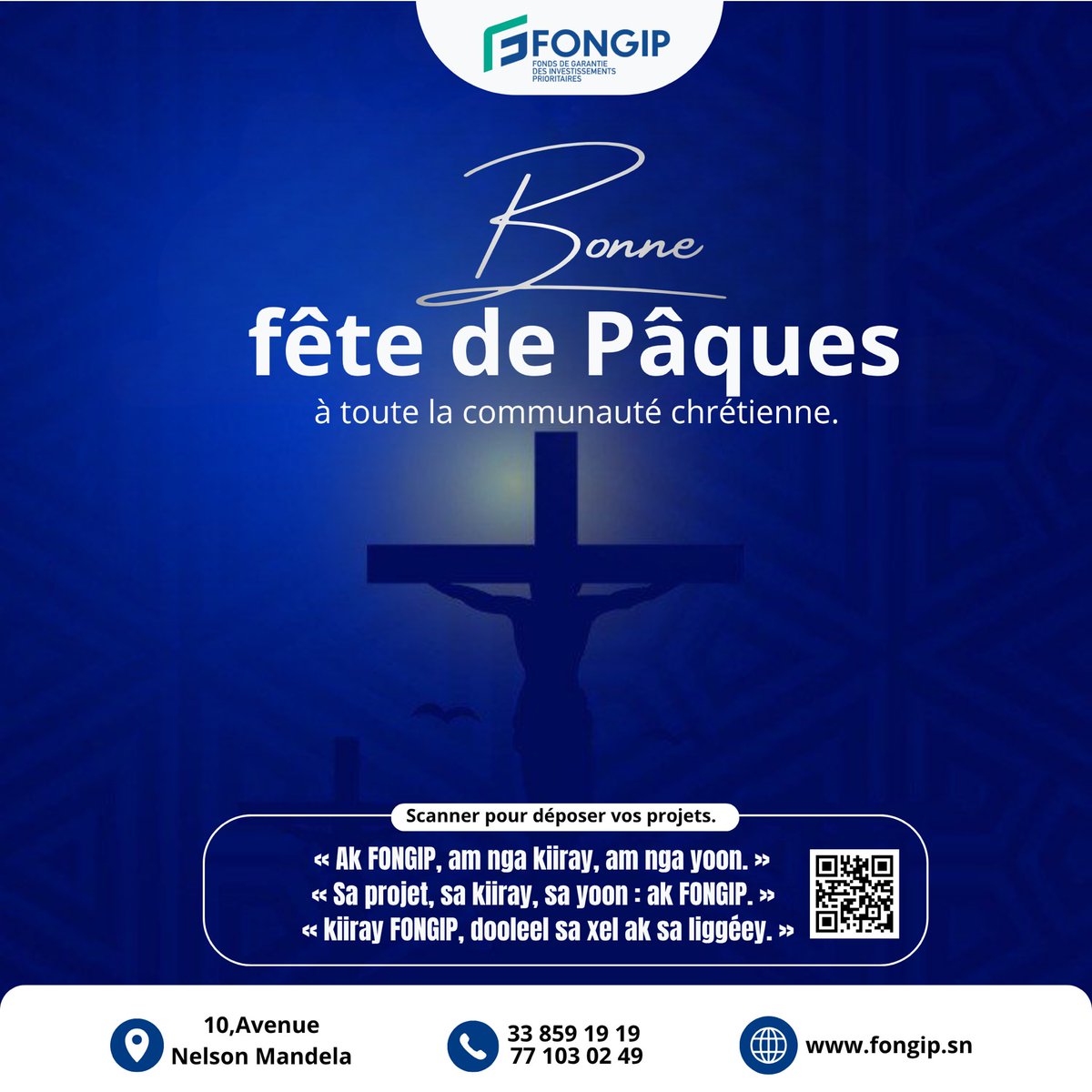 En ce temps pascal, le FONGIP souhaite une joyeuse fête à toute la communauté chrétienne.
Que ce moment de foi et de renouveau apporte paix, espoir et prospérité à toutes et à tous. #TempsPascal #JoyeusesPâques #FêteDePâques #CommunautéChrétienne #Paix #Espoir #Renouveau