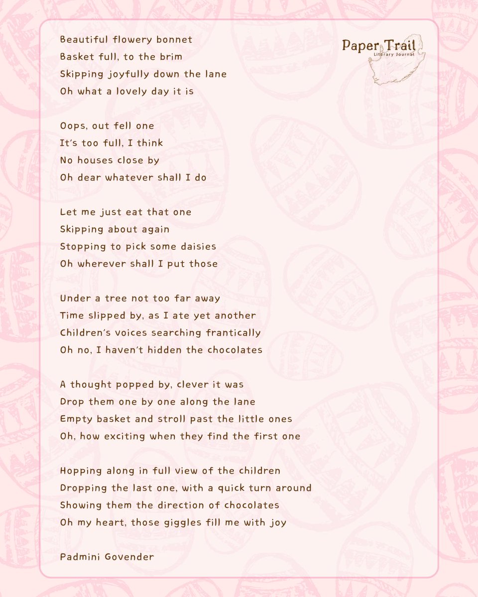 Paper Trail Literary Journal tweet media