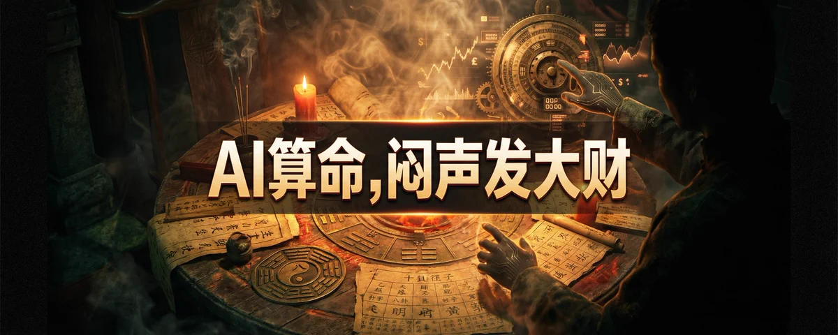 AI算命，闷声发大财！不看错过一个百亿市场（内含提示词） | 金尘马