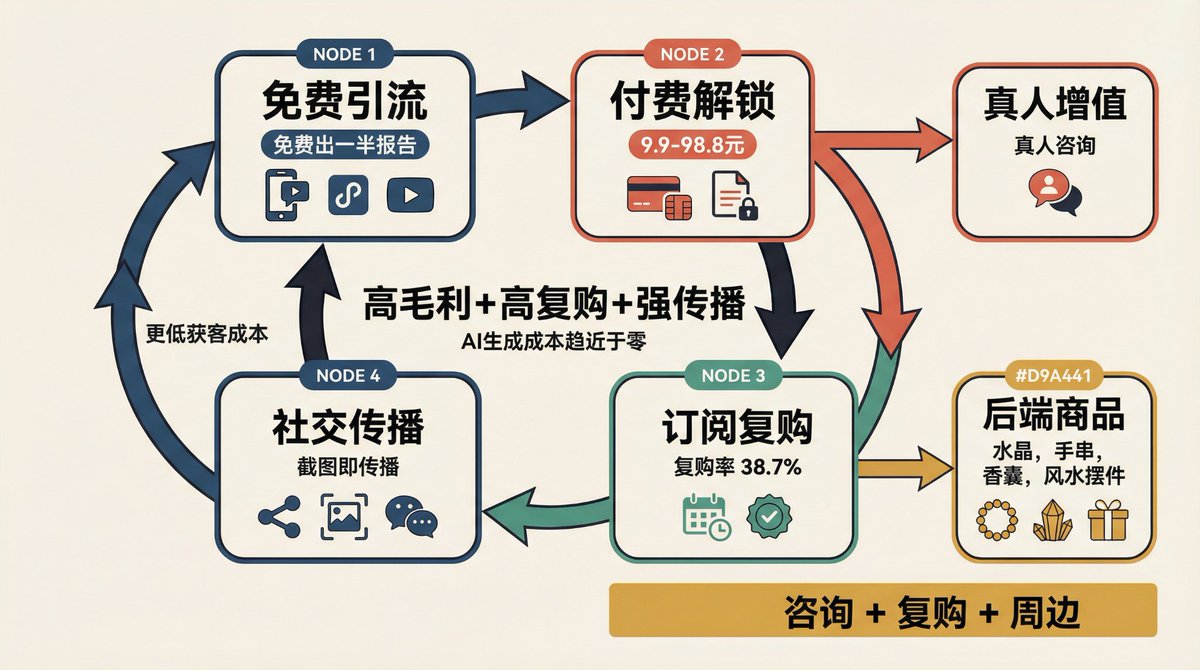 AI算命，闷声发大财！不看错过一个百亿市场（内含提示词） | 金尘马