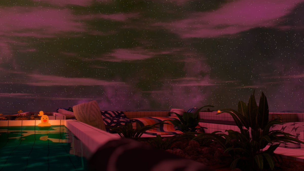 Tiles and Tranquility
By: Meekifur

#VRChat 
#VRChat_world紹介 
#VRChatPhotography 
#VRChatワールド紹介