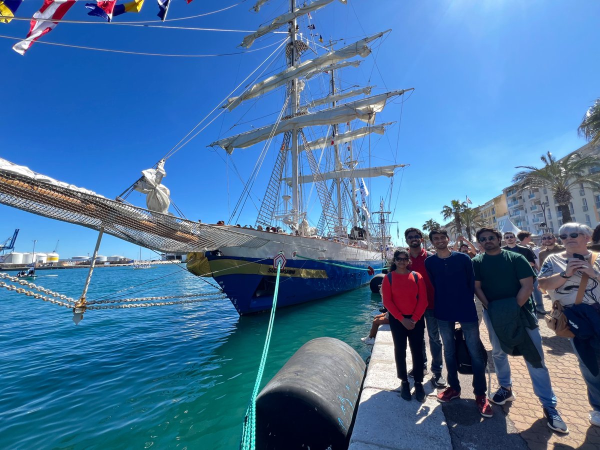 ICT_Asso's tweet photo. 🇮🇳⚓ Proud moment!
ICT members visited INS Sudarshini at Escale à Sète 2026 🇫🇷
Honoured to meet the Indian Navy and celebrate India’s maritime legacy.
#IndianNavy #ICT https://t.co/HRXL556bkj