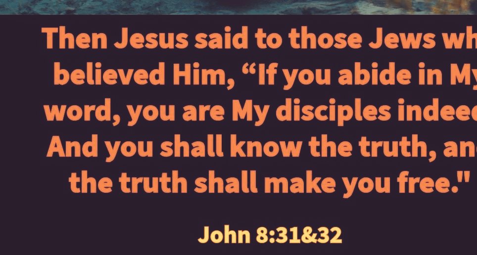 fear_wisdom's tweet image. Abide in Christ after believing him to  know the #Truth and be free.  #Resurrección #Disciples  #ChurchToday
