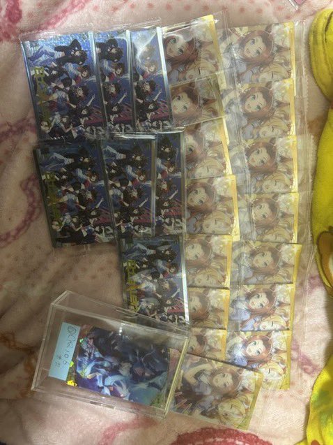 CtQxe6's tweet photo. 【交換】ウマ娘プリティーダービー ツインウエハース 第9R

求
〇SSRアドマイヤグルーヴ
〇ラッキーライラック
↑2つ優先度高
〇過去弾デュランダル(上記含む場合のみ求)
〇友人分 ステイゴールド(最優先)、ビリーヴ、バブルガムフェロー
or 要相談金額+送料

譲
画像の通り

ツリー続きます https://t.co/WIWrIHuV4C