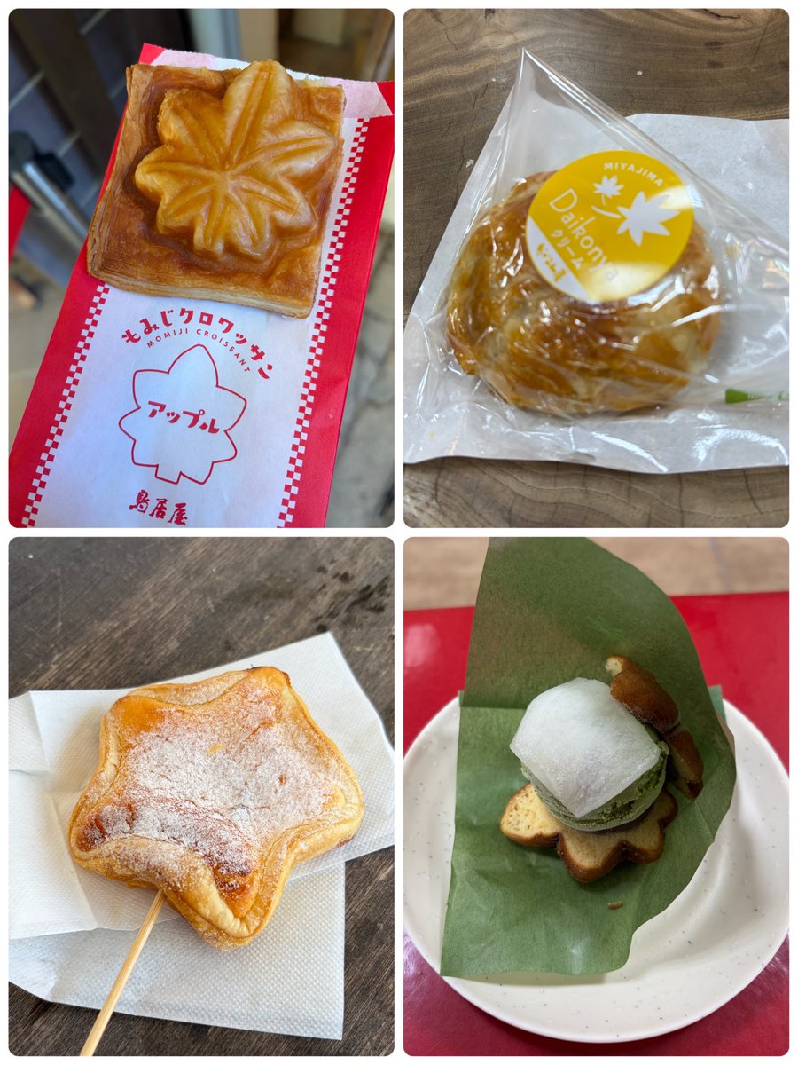 w_jun712's tweet photo. 宮島食べ歩きフード https://t.co/7hoWyC8eKI