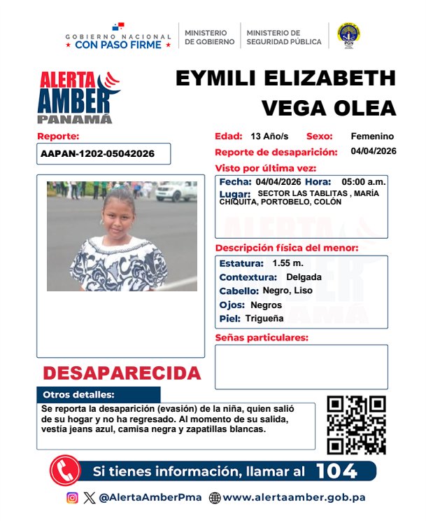 Alerta Amber Pmá tweet media