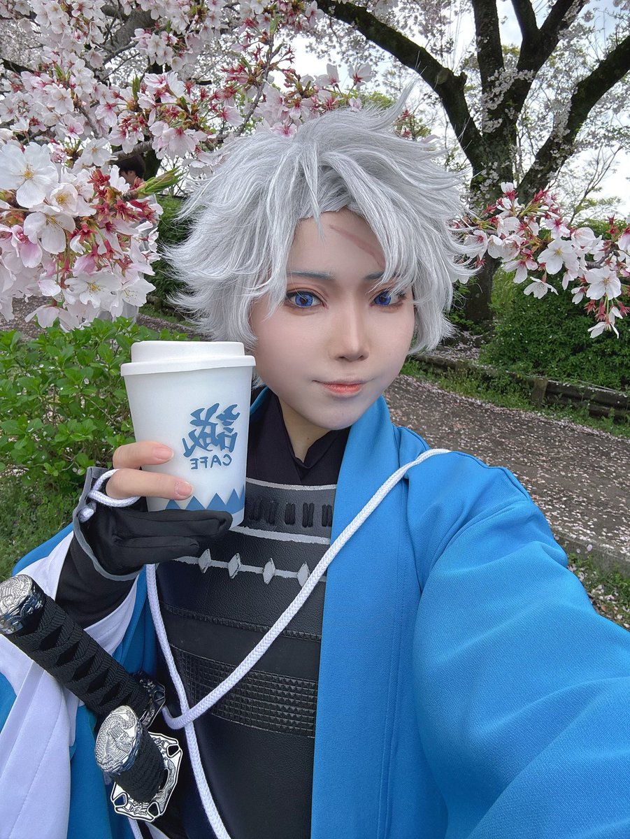 お花見中です🍵🌸