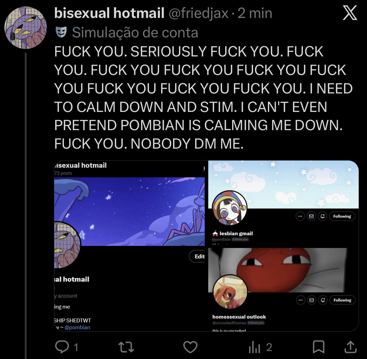 homossexual outlook tweet media