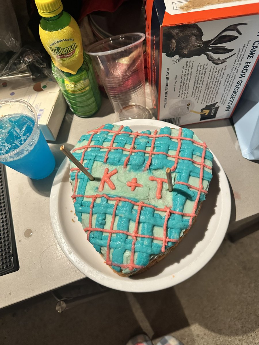 gf and i's half birthday cake!!!