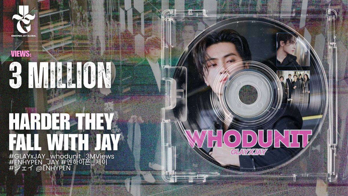 [#️⃣🎉 WHODUNIT] 260405

Congratulations, JAY and GLAY, on reaching 3 million views for Whodunit!

A great gift for Jay this April! Let’s keep the momentum going by continuing to shower him with love and support through streaming 💙

🔗 youtu.be/9jmjSzhH18g?si…

HARDER THEY FALL