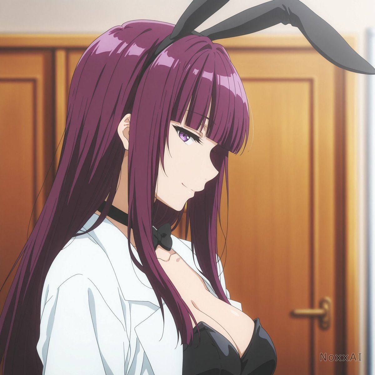 Noxxai_sfw's tweet image. The ultimate 'cozy bunny' look, perfectly hidden from plain sight. The best discoveries are always waiting beneath the surface... or a lab coat. ✨🐇

#Eta #TheEminenceInShadow