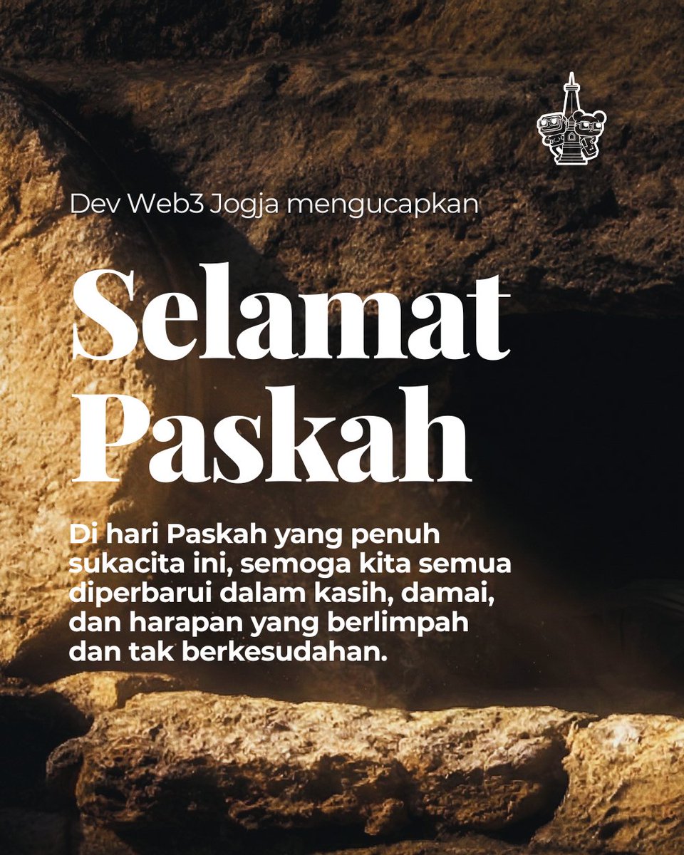 devweb3jogja's tweet image. He is risen! 🌅 

Selamat Paskah buat teman-teman yang merayakan!

Semoga kebangkitan-Nya selalu jadi alasan kita untuk bangkit dan terus bersyukur 🙏

#developer #web3 #yogyakarta
