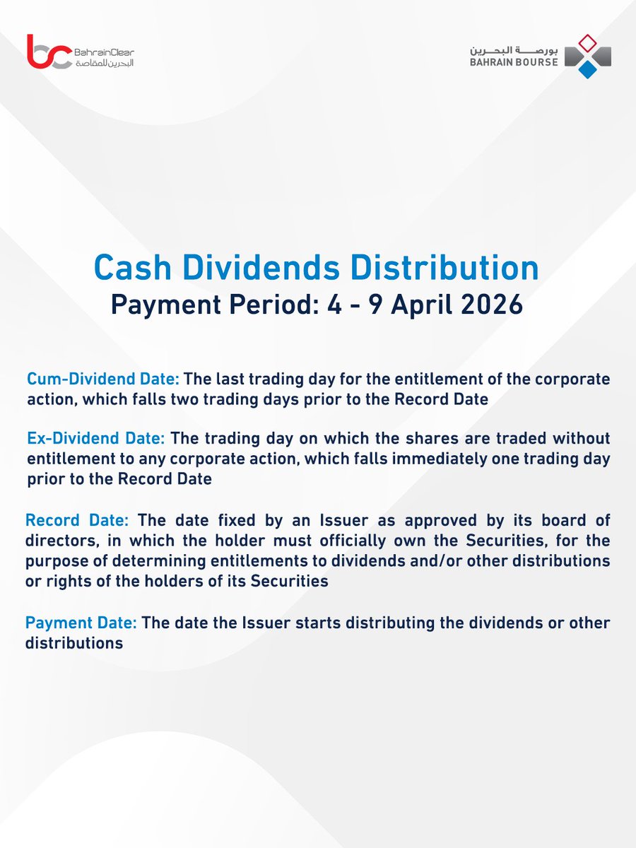 Bahrain Bourse tweet media