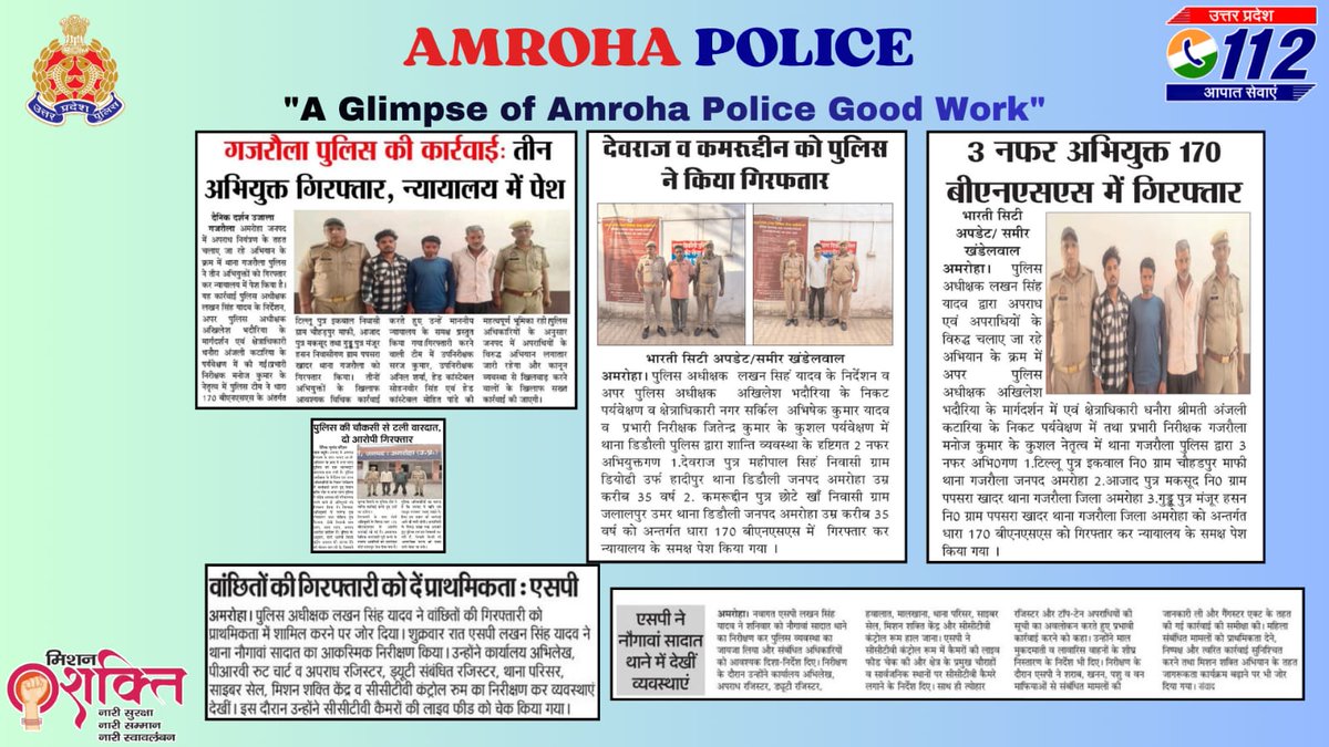 Amroha Police tweet media