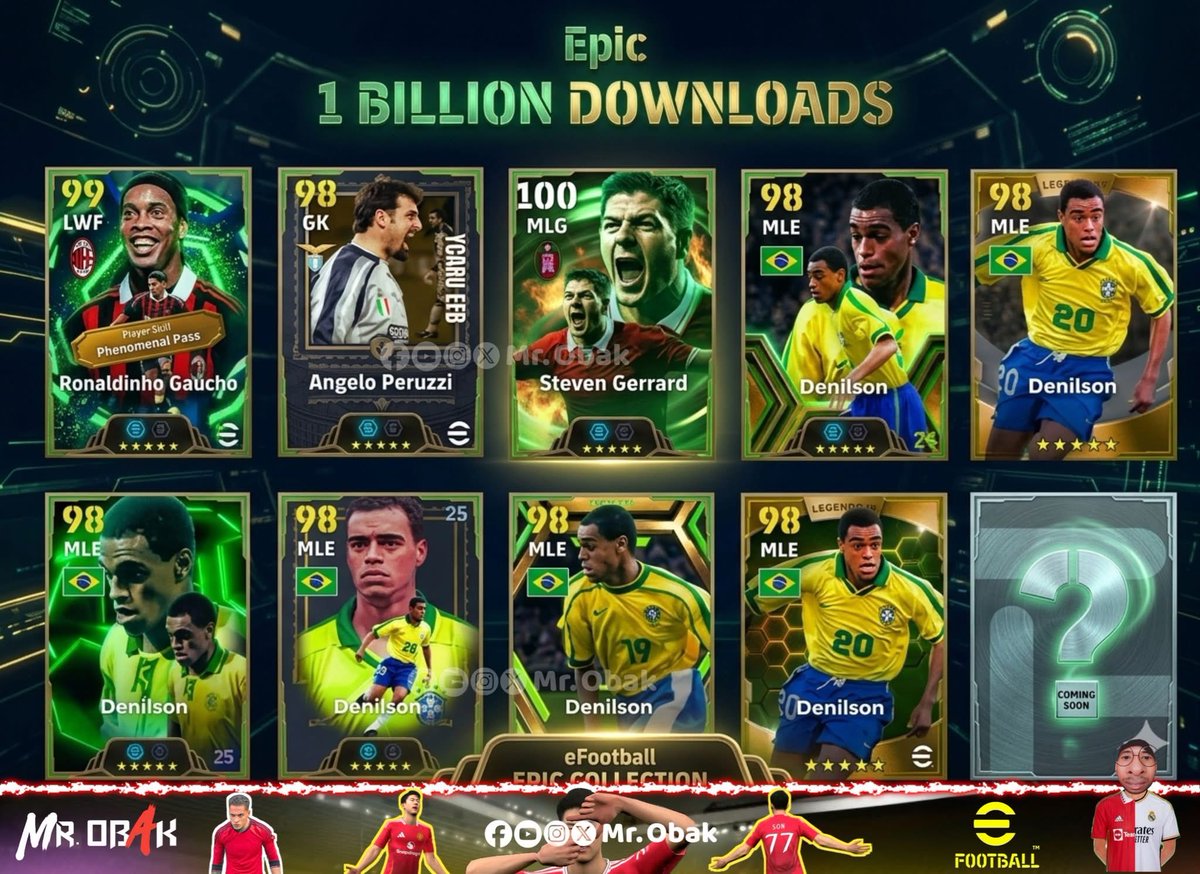gunplay1278's tweet image. 🚨🎁Leak image of 1 Billion Downloads Campaign Full box 😱

100% reel 🌚
#efootball #gamenight #game
