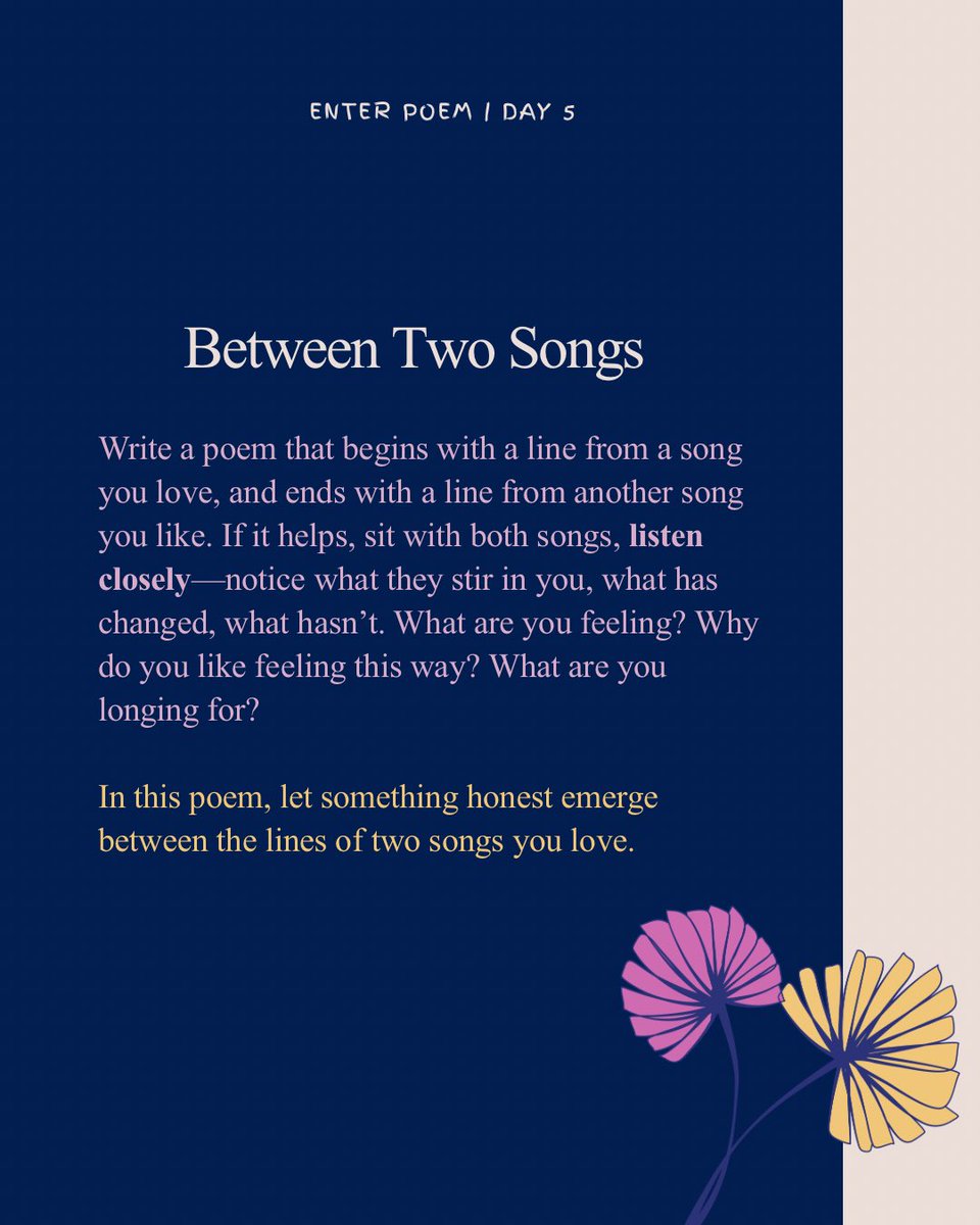 AmySinghWrites's tweet photo. #napowrimo26 #glopowrimo #poetryprompt https://t.co/ZpKFr4LXTW