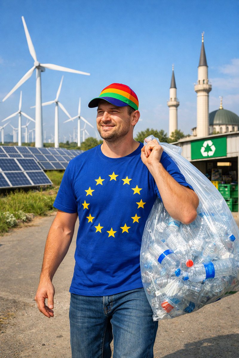 Najbardziej uśmiechniętym,ale i najgłupszym człowiekiem na planecie Ziemia jest unijczyk.
Cieszy się,że idzie do skupu butelek,które sam kupił,za darmo posegregował,za darmo zmagazynował i za to wszystko dostanie talon,przypisany do konkretnego sklepu,ważny 30 dni🤦.