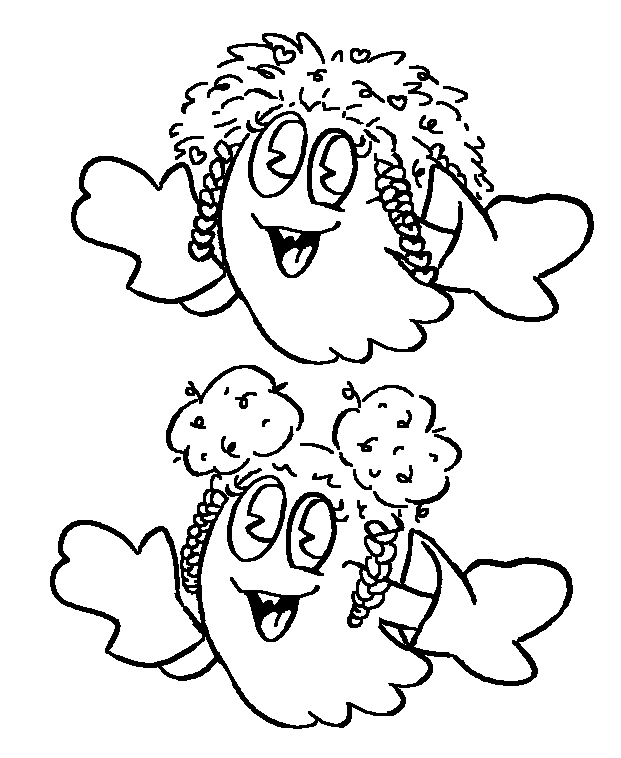 oro_junestar's tweet image. pac-man ghosts but with hair🥹💖 (+ the scrapped spunky styles i made while practicing black hairstyles) #pacman