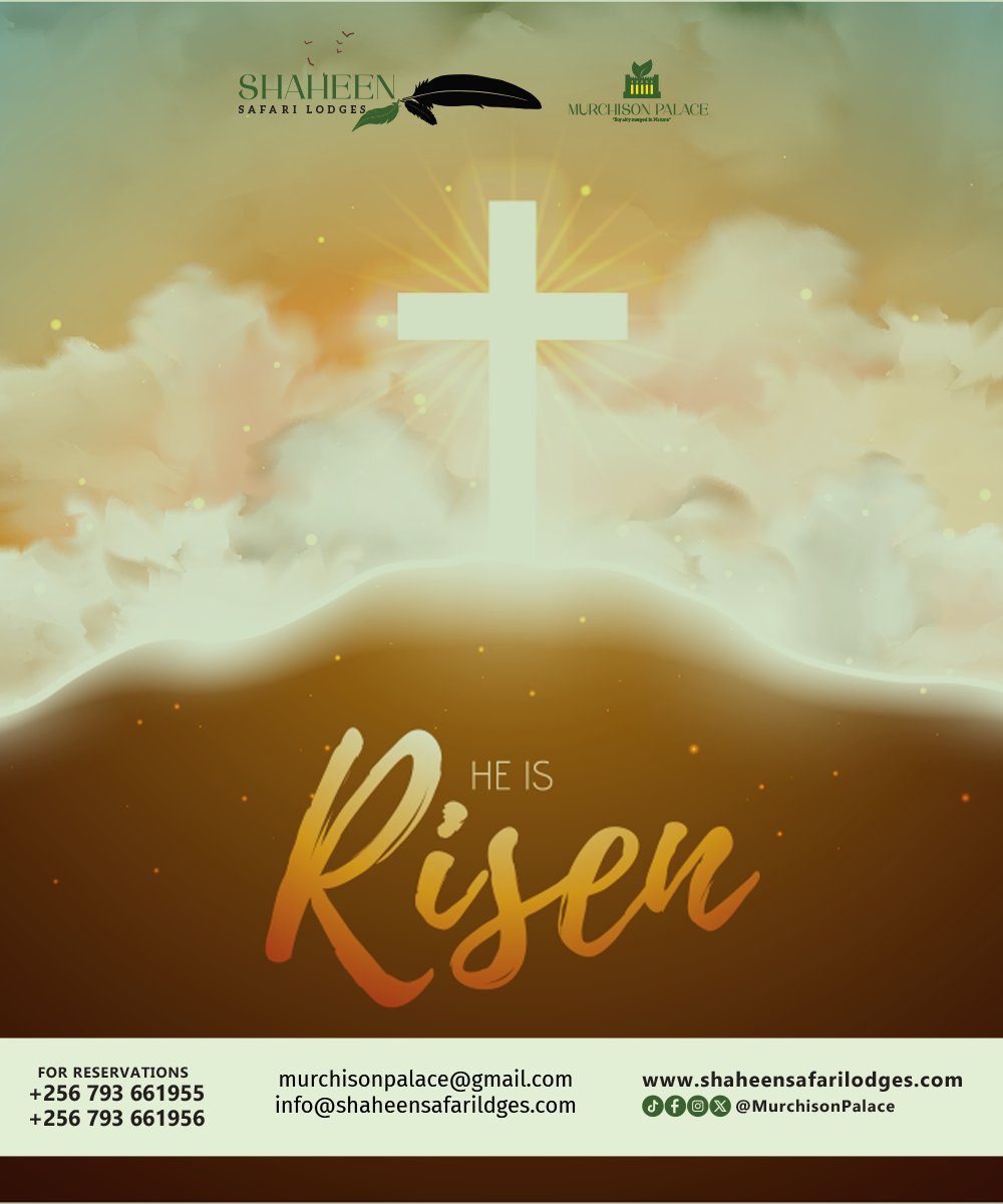 MurchisonPalace's tweet photo. This Easter, we celebrate you—our valued guests. Thank you for choosing Murchison Palace as your home away from home. Wishing you a season filled with peace, love, and unforgettable moments.

#heisrisen #easterholidays #murchisonpalace #murchisonfalls https://t.co/RnkXEQEj7H