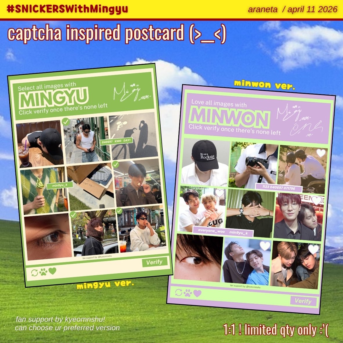 ash will see mingyu on 4/11 ☻ tweet media