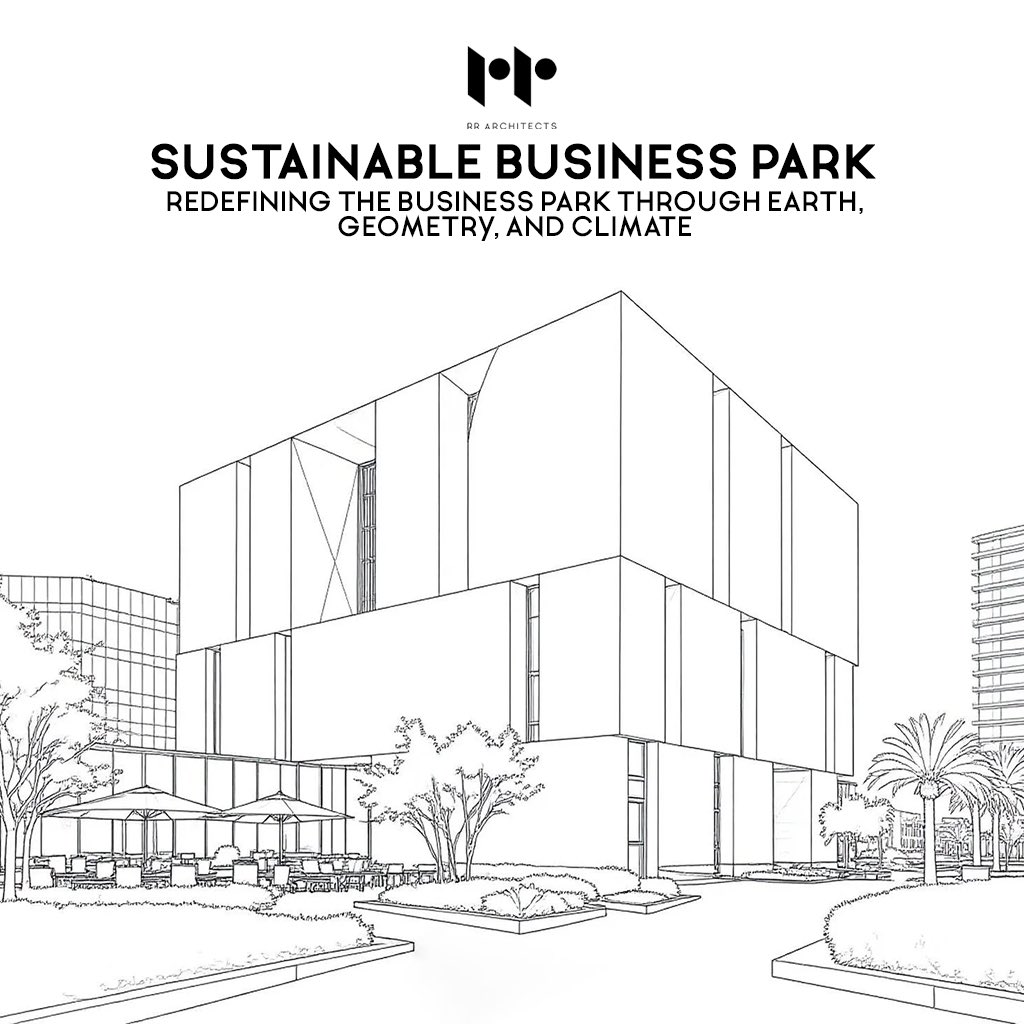 RR_ARCHITECTS's tweet image. The Sustainable Business Park is conceived as a climate-responsive commercial campus where architecture, landscape, and public realm operate as one integrated system, redefining contemporary workplaces through mass clarity, environmental intelligence,…
 
#architecture #building