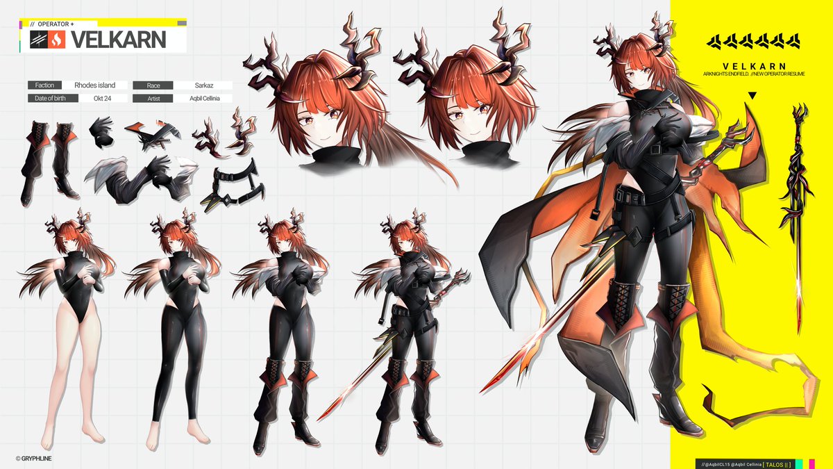 New Original Operator ARKNIGHTS ENDFIELD
-VELKARN-
#art #fanart #share #originalcharacter #rkgk #oc #Arknights #アークナイツ #明日方舟 #ENDFIELD #arknightsendfield