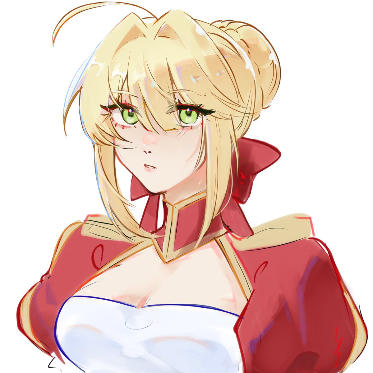 1emonwine's tweet photo. #FGO nero https://t.co/SD1sTSHCfv