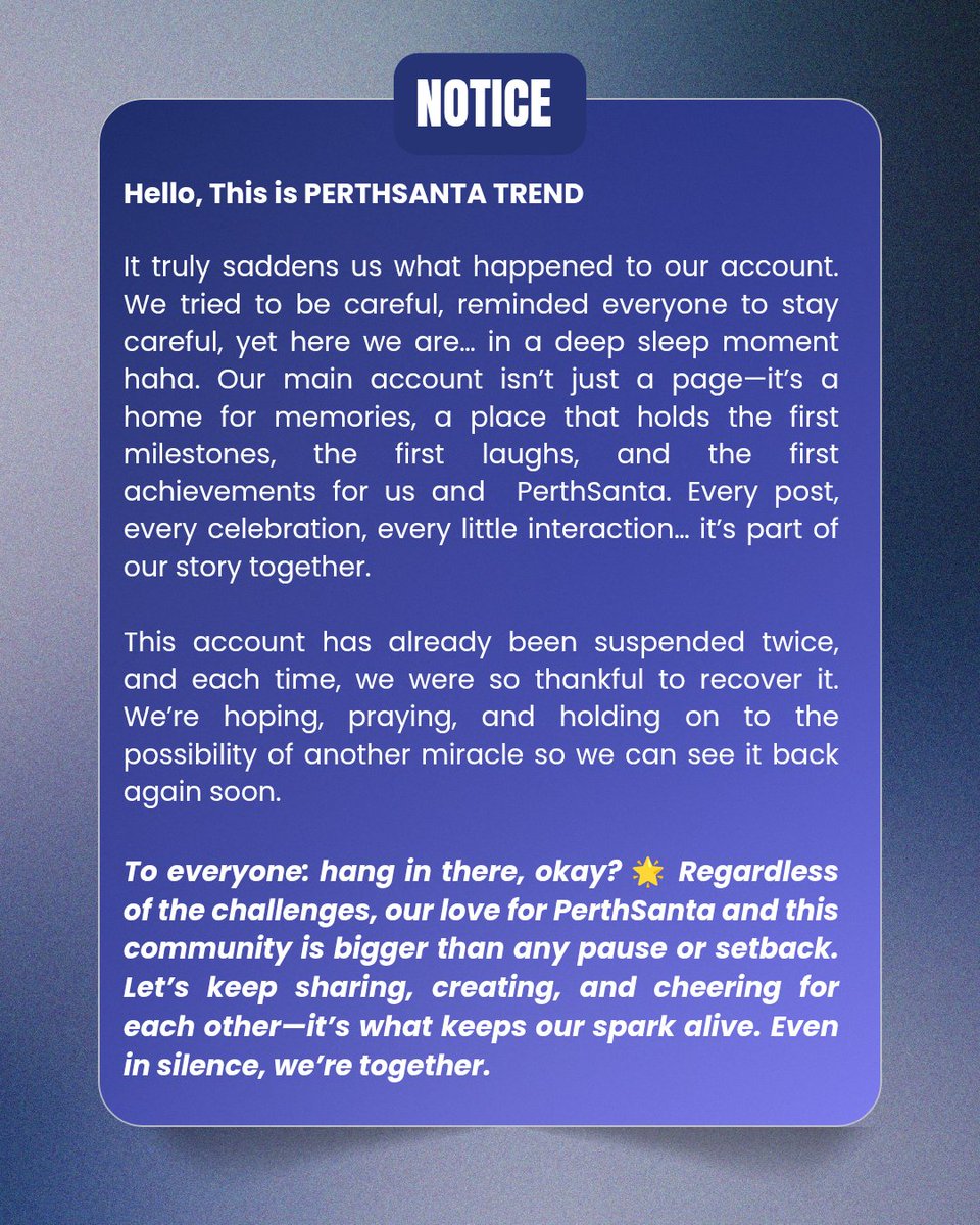 PERTHSANTA DOMIIA GLOBAL tweet media