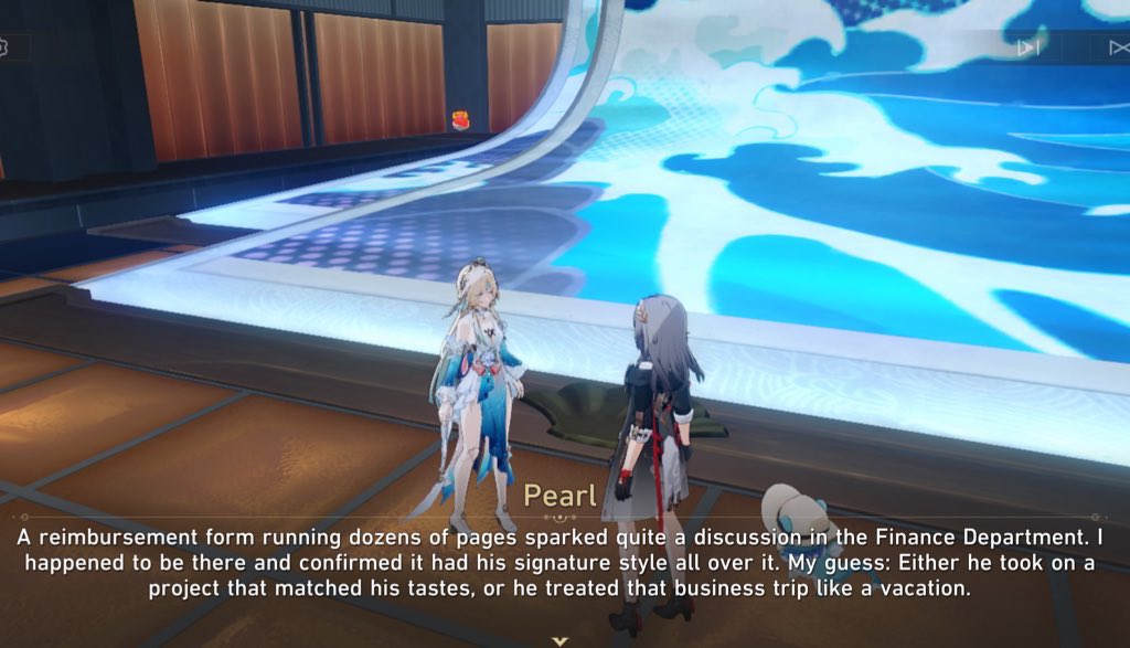 AvenSPWaitRoom's tweet image. 💛 From what Pearl says about Aventurine here, he could possibly be doing something ELABORATE that he deems as enjoyable for himself in the Astropolis story.