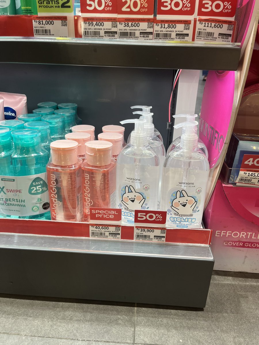 chizmtch's tweet photo. open jastip watson kapan lagi body wash beli 5 only 50k🤩 fee start 5k yaa
yuk yg mau reply https://t.co/1Lfrao8SOO