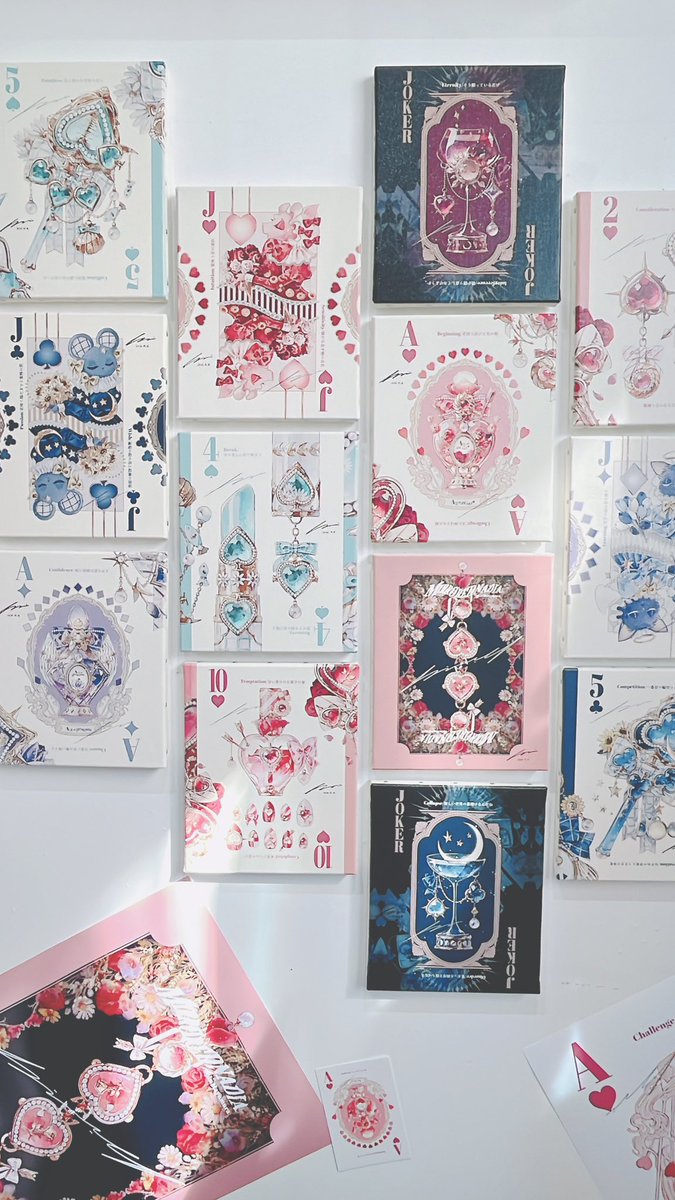 Spin@4/4~4/6トランプカード展示「よてし返臓心の僕」/作品集第3弾発売中🌧 tweet media