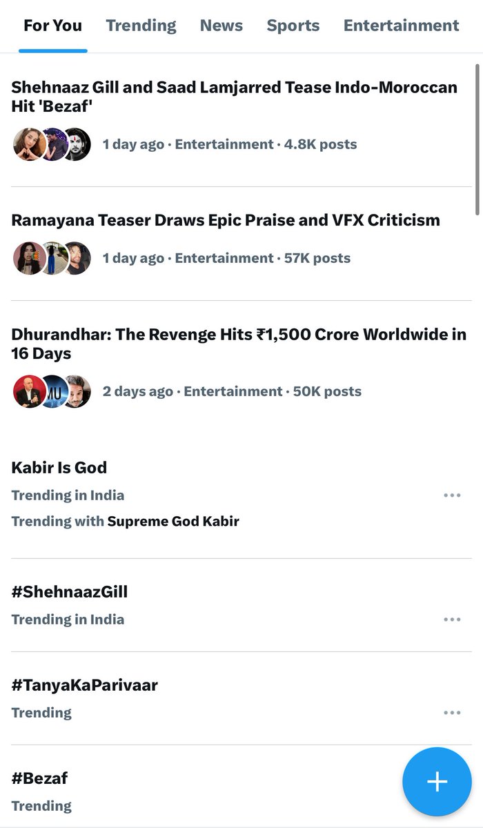 Shehnaaz Gill in news ✔️
#ShehnaazGill trending ✔️
#Bezaf trending ✔️

Life maza maa 

BEZAF TEASER OUT NOW 

Teaser Link : youtu.be/UiM6sSPXQYo