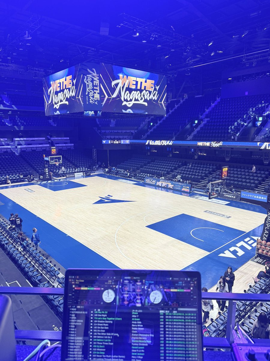 本日もDJやります🏀
みなさん本日ももってこーいのコールよろしくお願いします🫡
