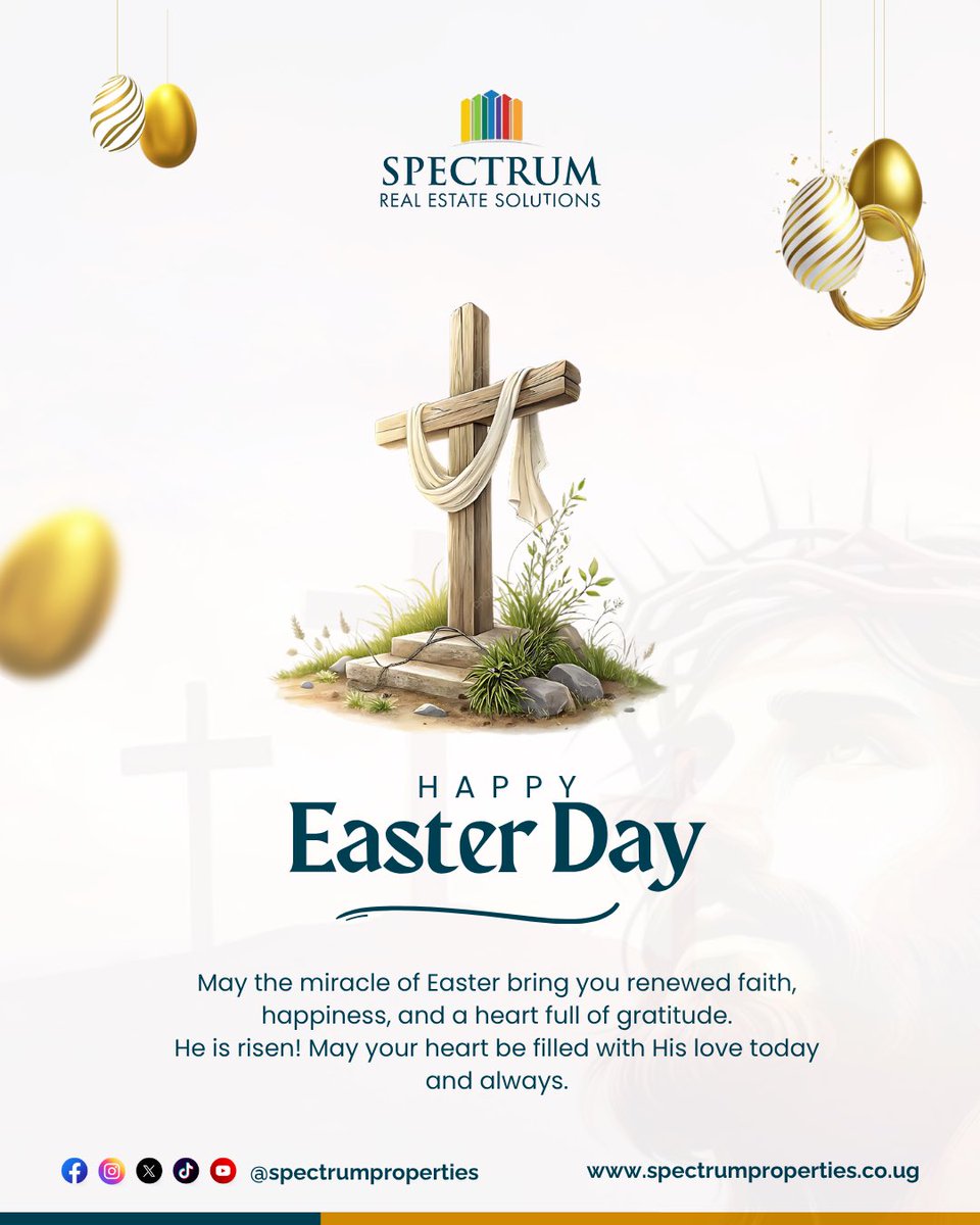 This Easter, we celebrate hope, renewal, and new life through Jesus Christ.
Thank you for being a valued part of the Spectrum family.
Wishing you and your loved ones a joyful and peaceful Easter Sunday.