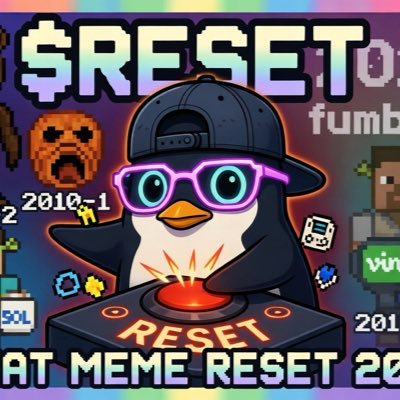 Crypto_Rexa's tweet image. 2026 cooked? We're RESETTING 🐧

@GreatResetSol live!

join.pump.fun/HSag/4pabjouc

Back to Harambe &amp;amp; Vine energy. Who's in? #PumpFun  #solana