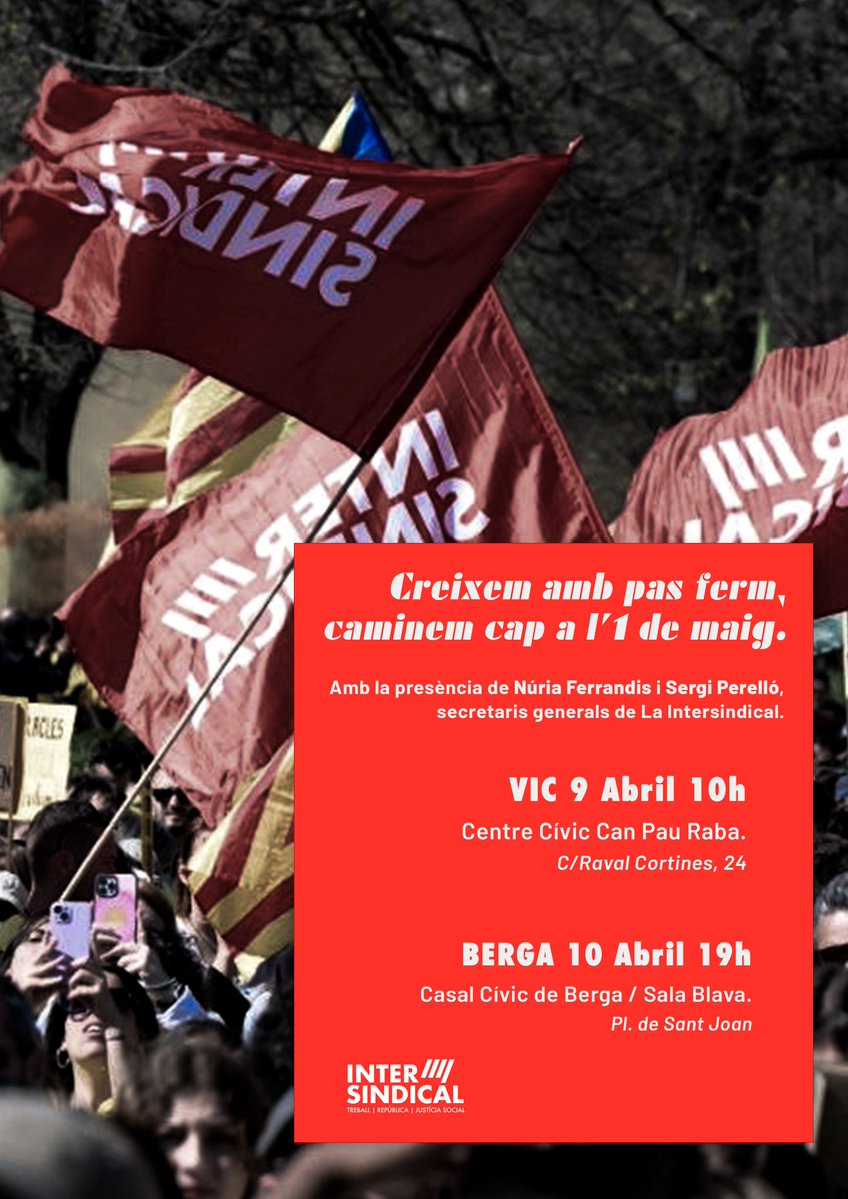 Intersindical Comarques Centrals tweet media