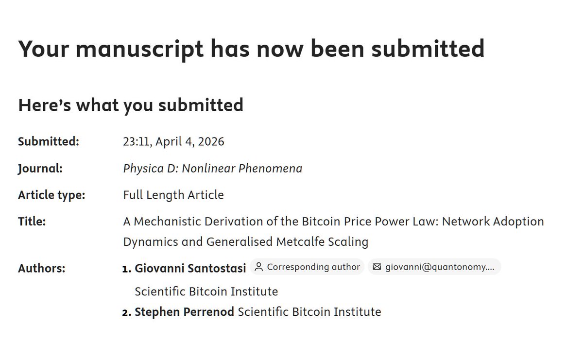 Giovanni's BTC_POWER_LAW tweet media
