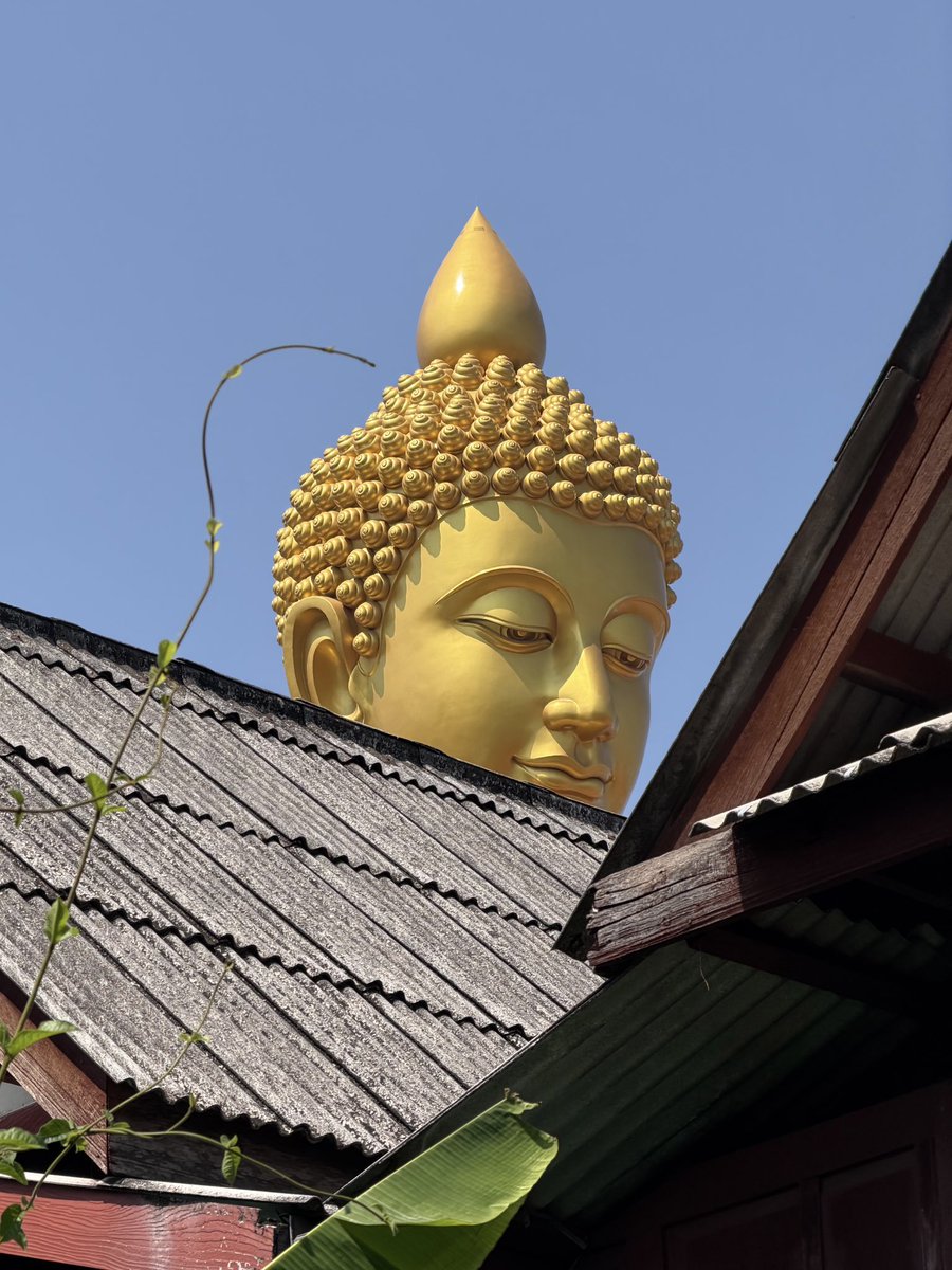 Giant Buddha of Wat Paknam. #bangkok #thailand