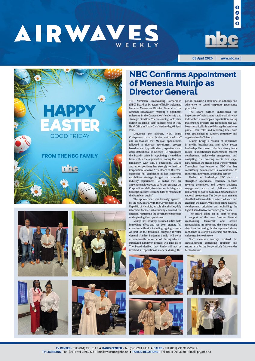 NBC Namibia tweet media