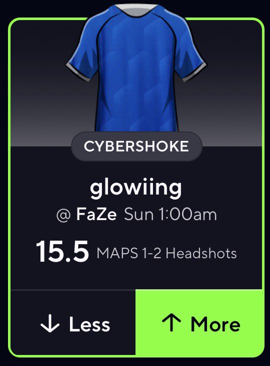 RXPLAYZZ's tweet photo. POTD⭐️♻️
APRIL RECORD 2-1📉

 PROJECTION  30+ ROUNDS BOTH FAZE | AND CYBERSHOKE CAN MOVE TO FINALS IF THEY WIN 🏆 ITS A FIGHT FOR THE WIN , GAME THEY WONT TAKE IT SOFT  63% SHOOTER 

PROJECTED MAPS 🗺️
NUKE | DUST♻️ 

💙 if tailing 

#gamblinX | #cs2 | #prizepicks https://t.co/pEFCr9ivWW