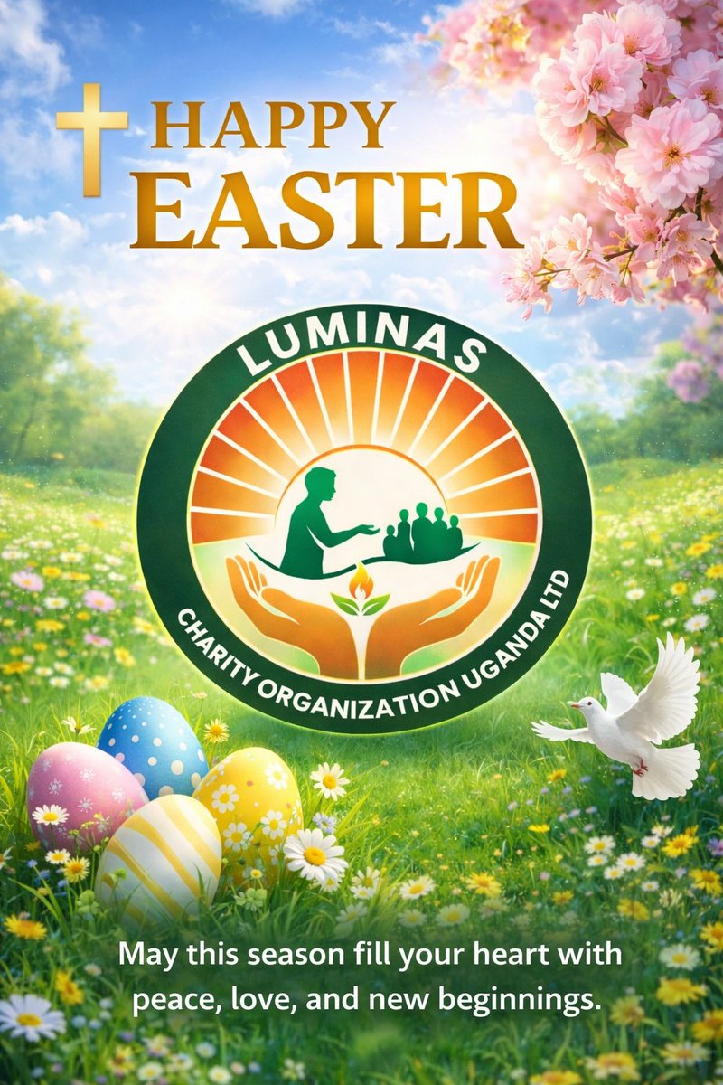 LuminasUg's tweet photo. Easter blessings to you and your loved ones 💛
A time of hope, renewal, and love.
#luminascares https://t.co/eXS4LUC42u