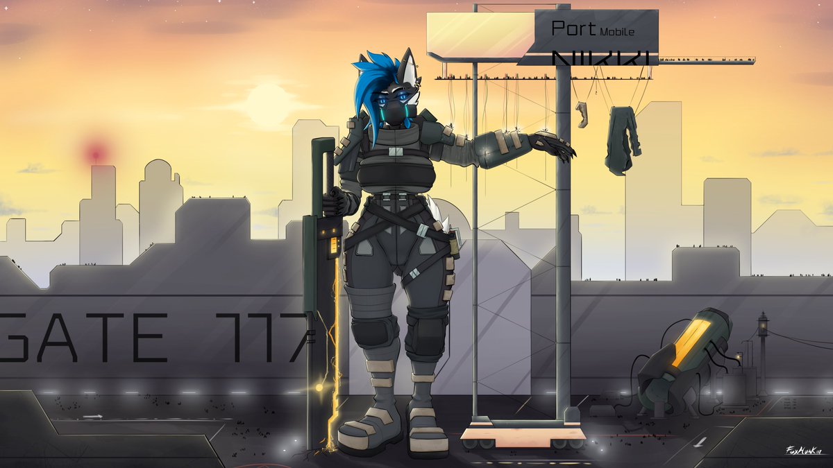 FoxHunk117's tweet photo. Fanart -> NikkisFloof. https://t.co/P3PMeFoQDQ