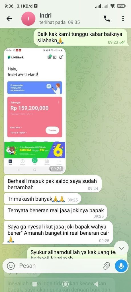 accehnt's tweet photo. Cair minggu siang ini 159 testi real🤩
Open pinjaman pinpri galbay gestun kospin dapin ready ya
Butuh biaya UKT SKS IPI KKN, WISUDA. NIKAH &amp; SEKOLAH  pinjaman tuk mahasiswa pelajar guru sekolah seluruh Indonesia? hub jasa joki kami! aku open terus pastinya 100%  #zonauang https://t.co/VMLR6zgGnm
