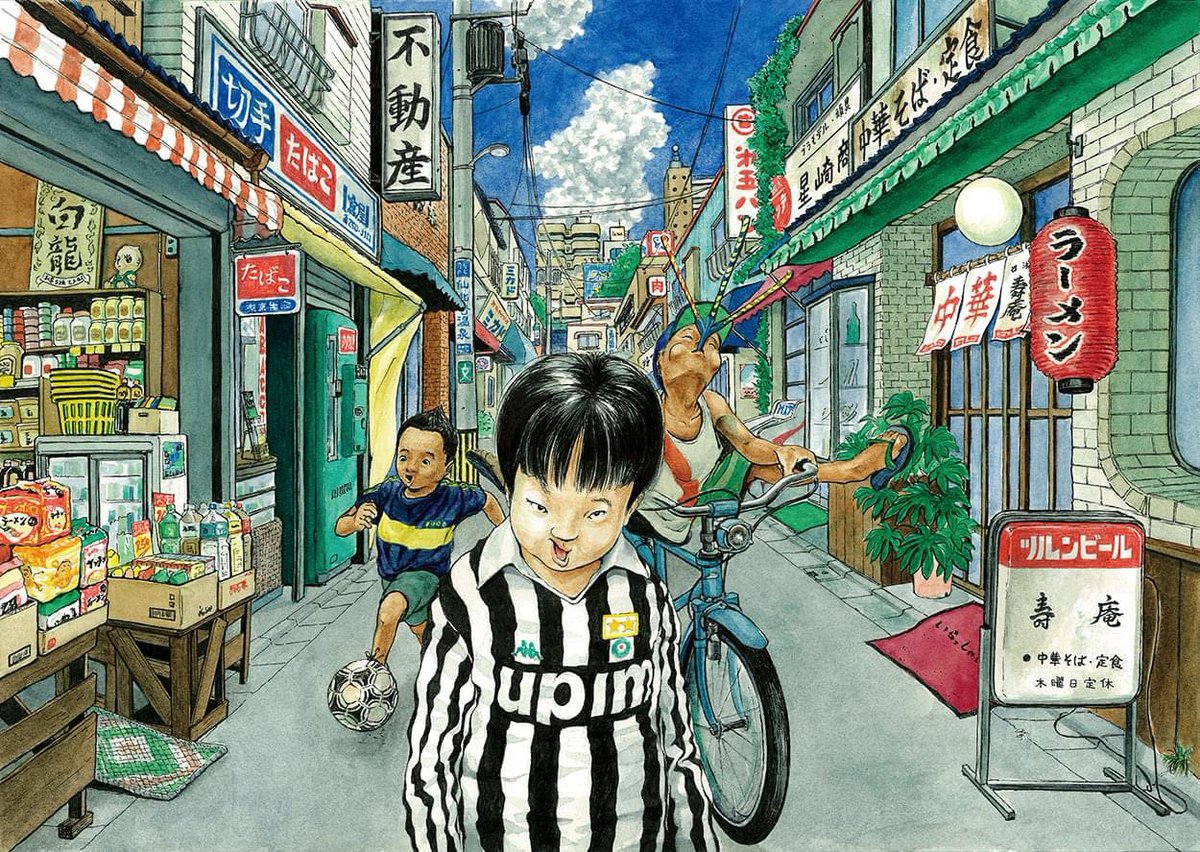 藤原徹司/レトロでちょっとリアルなイラスト(TIS会員)/月１ラジオ/週１GKコーチ/#RICE🍚 tweet media