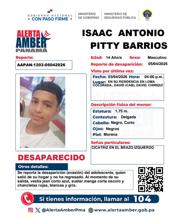 Alerta Amber Pmá tweet media