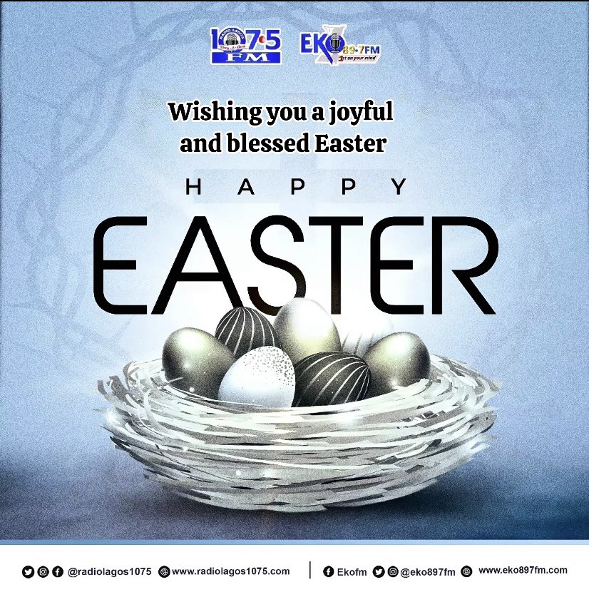 Radiolagos_1075's tweet photo. Happy Easter celebration.

@drobafemihamzat
@gbenga_omo 
@unclejyde https://t.co/3exrx82Drs