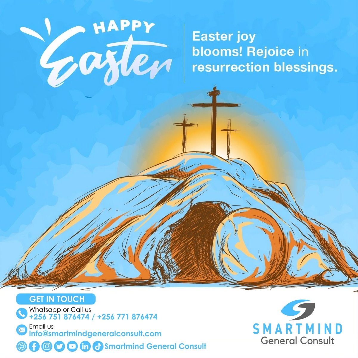 To all Business Owners, Entrepreneurs, Investors, Eco-builders &amp; Leadersof the Christian Fraternity,

We wish you a blessed Easter season. May the resurrection of Christ bring new beginnings, success, &amp; growth to your ventures.

Happy Easter!

#Easter #Smartmind #FaithAndBusiness