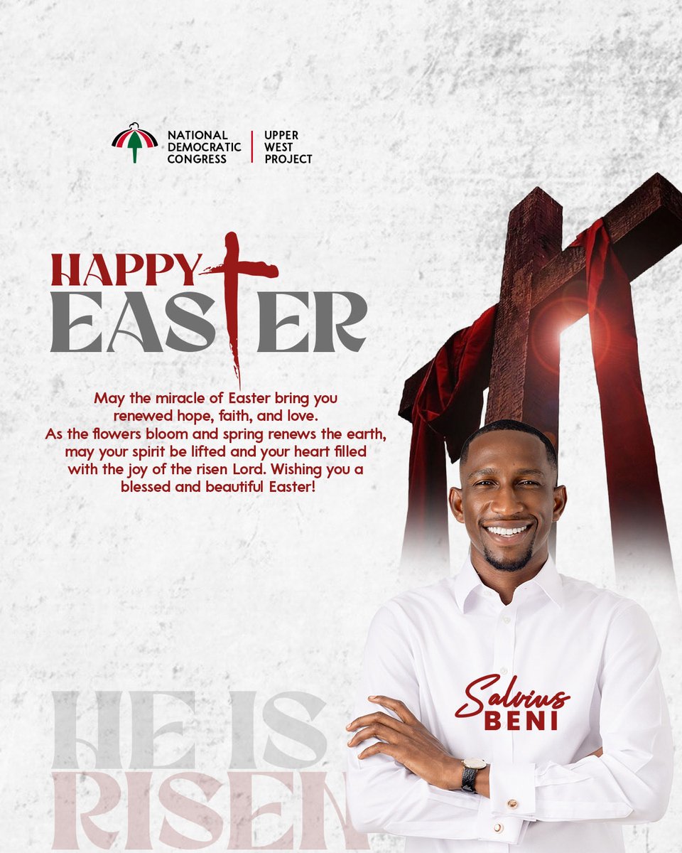 benisalvius1's tweet photo. #HeisRisen
#HappyEaster
#WorkingForAndWithYou
#TheUpperWestProject https://t.co/XvjF8utNoB